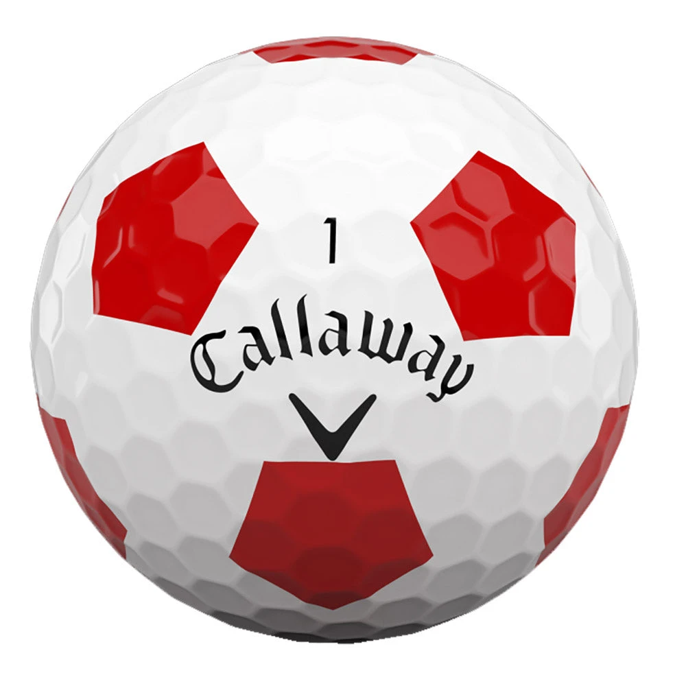 Callaway Chrome Soft Truvis Red Golf Balls - Dozen 2018 2 Callaway Chrome Soft Truvis Red Golf Balls - Dozen 2018 - Image 2