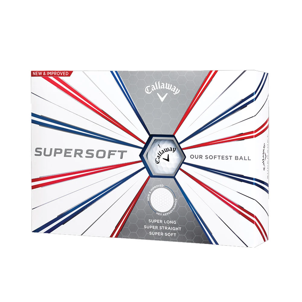 Callaway Supersoft 19 White Golf Balls 1 Callaway Supersoft 19 White Golf Balls