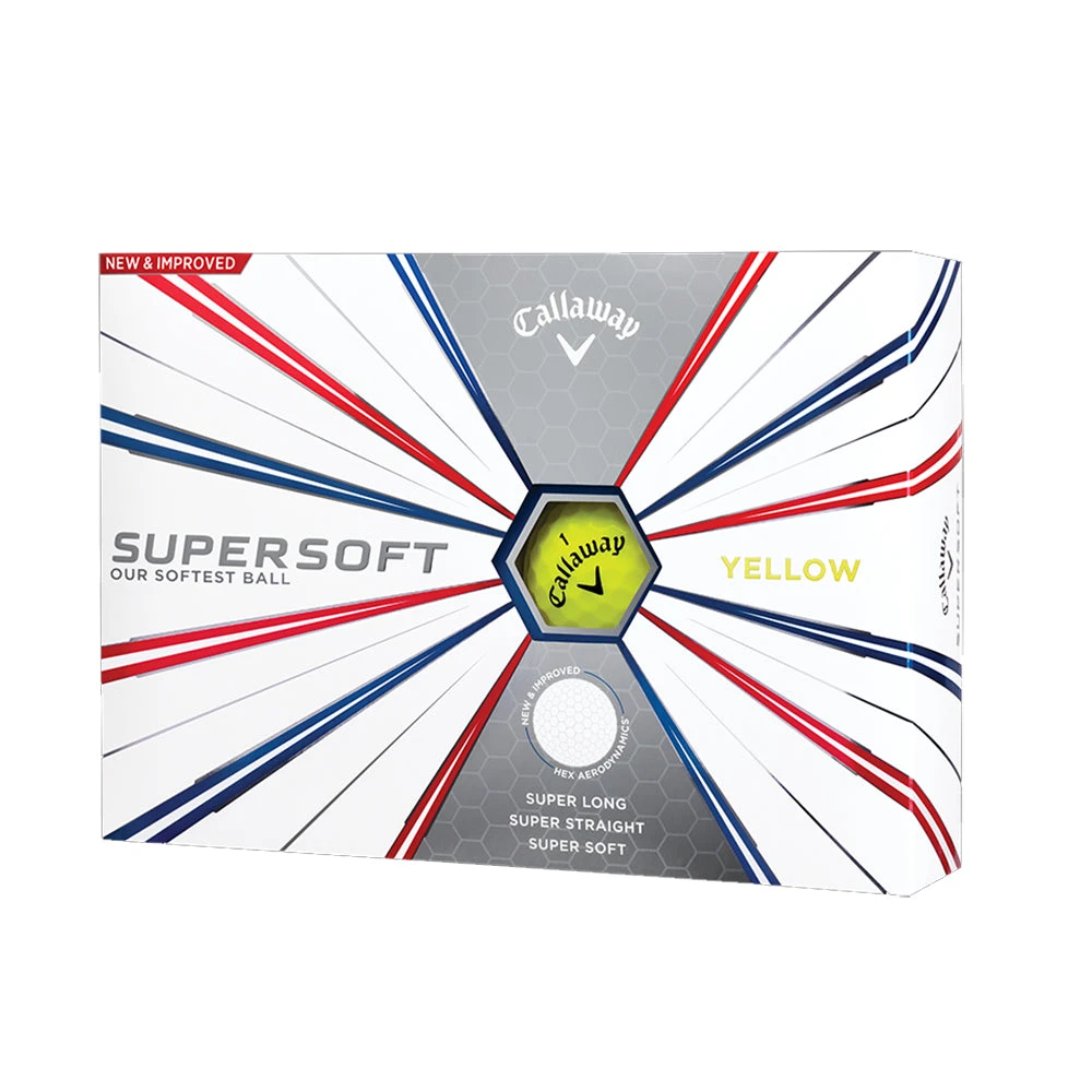 Callaway Supersoft Yellow Golf Balls 1 Callaway Supersoft Yellow Golf Balls