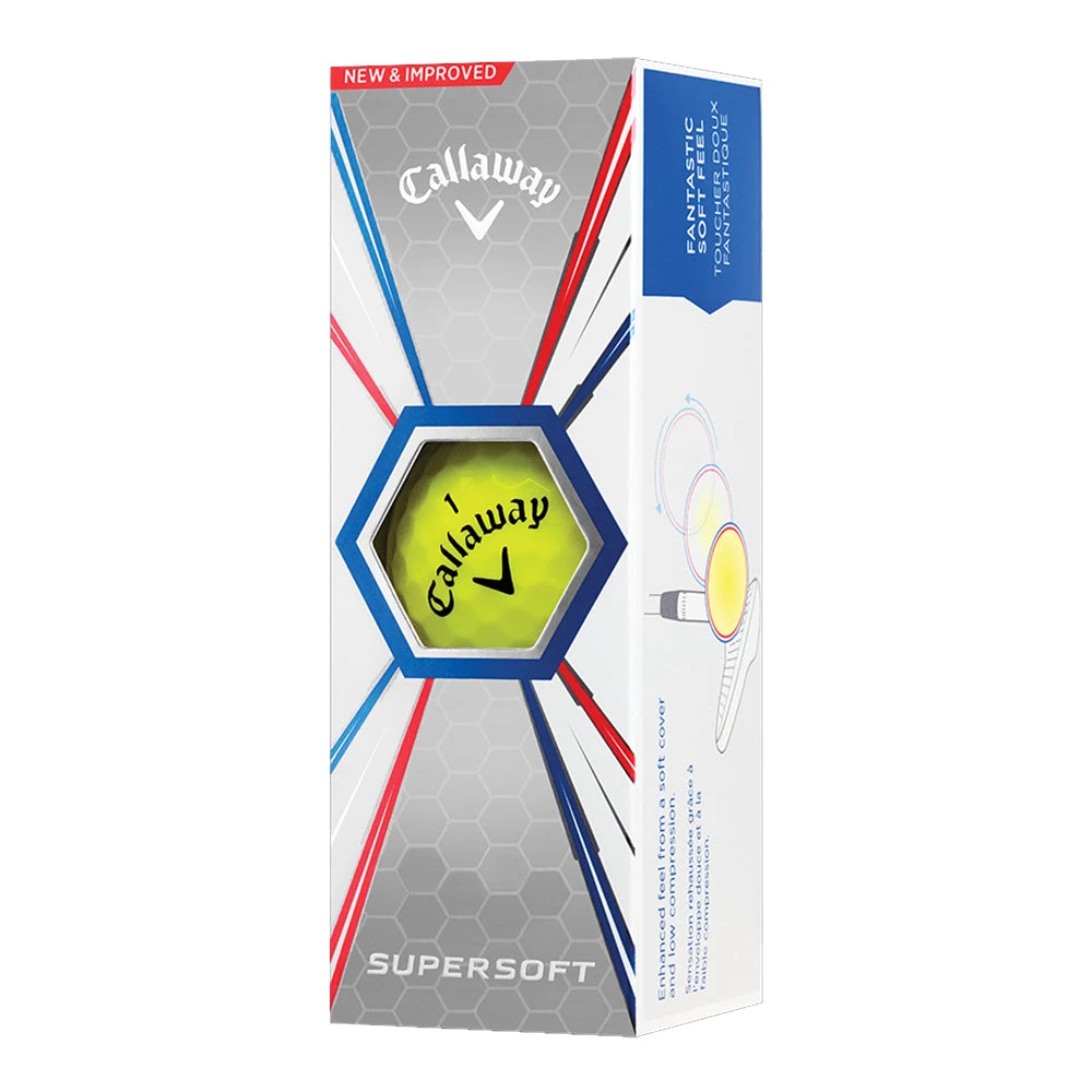 Callaway Supersoft Yellow Golf Balls 2 Callaway Supersoft Yellow Golf Balls - Image 2