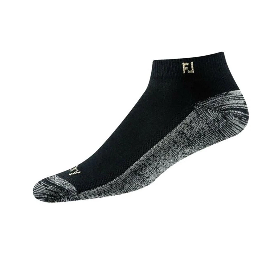 FootJoy ProDry Sport No Show Black Mens 2-Pack Golf Socks 1 FootJoy ProDry Sport No Show Black Mens 2-Pack Golf Socks