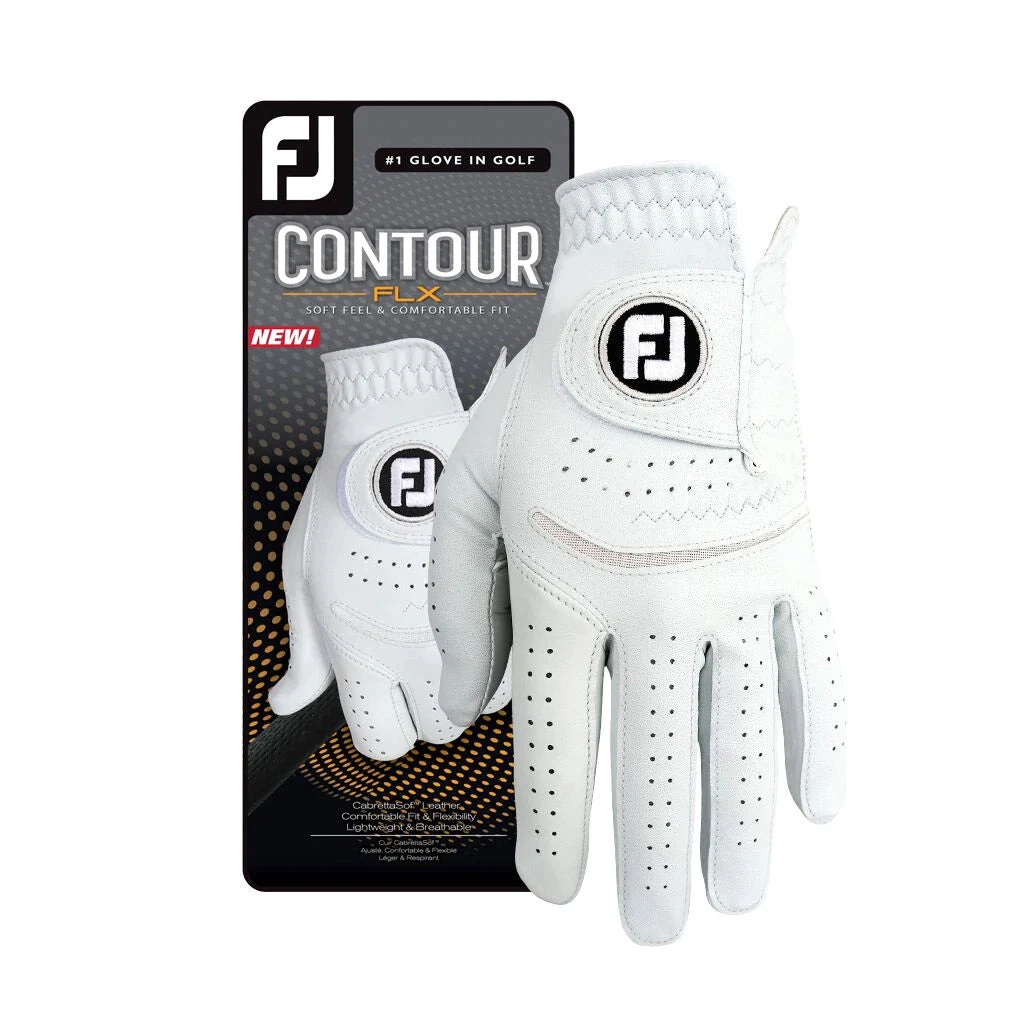 FootJoy Contour Flx Pearl Regular Mens Right Hand Golf Glove 1 FootJoy Contour Flx Pearl Regular Mens Right Hand Golf Glove