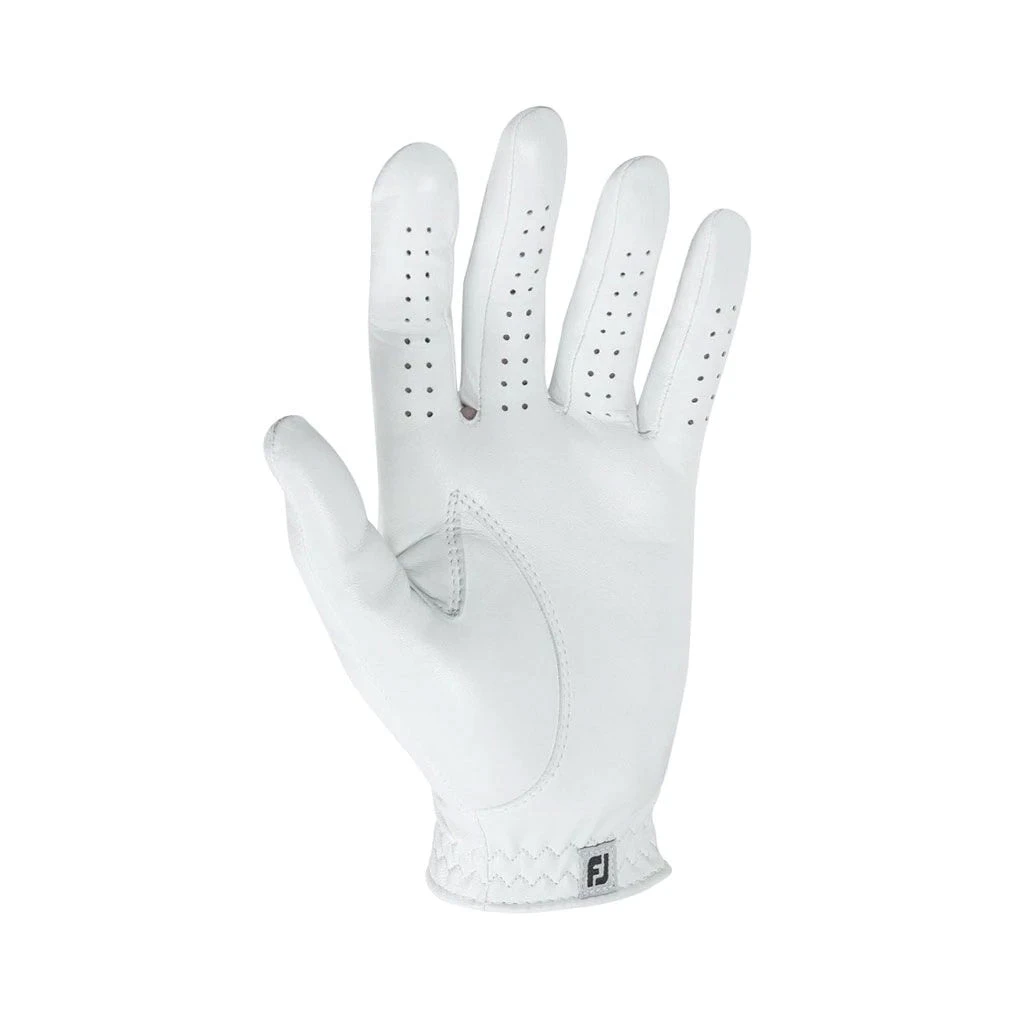 FootJoy Contour Flx Left Hand Regular White Womens Golf Glove 2 FootJoy Contour Flx Left Hand Regular White Womens Golf Glove - Image 2