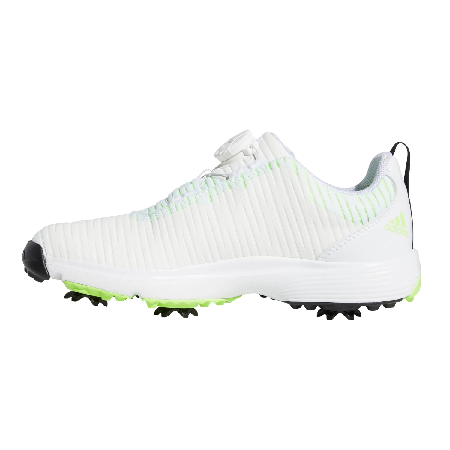 Adidas Golf Adidas CodeChaos Boa White Boys Golf Shoes 2 Adidas Golf Adidas CodeChaos Boa White Boys Golf Shoes - Image 2
