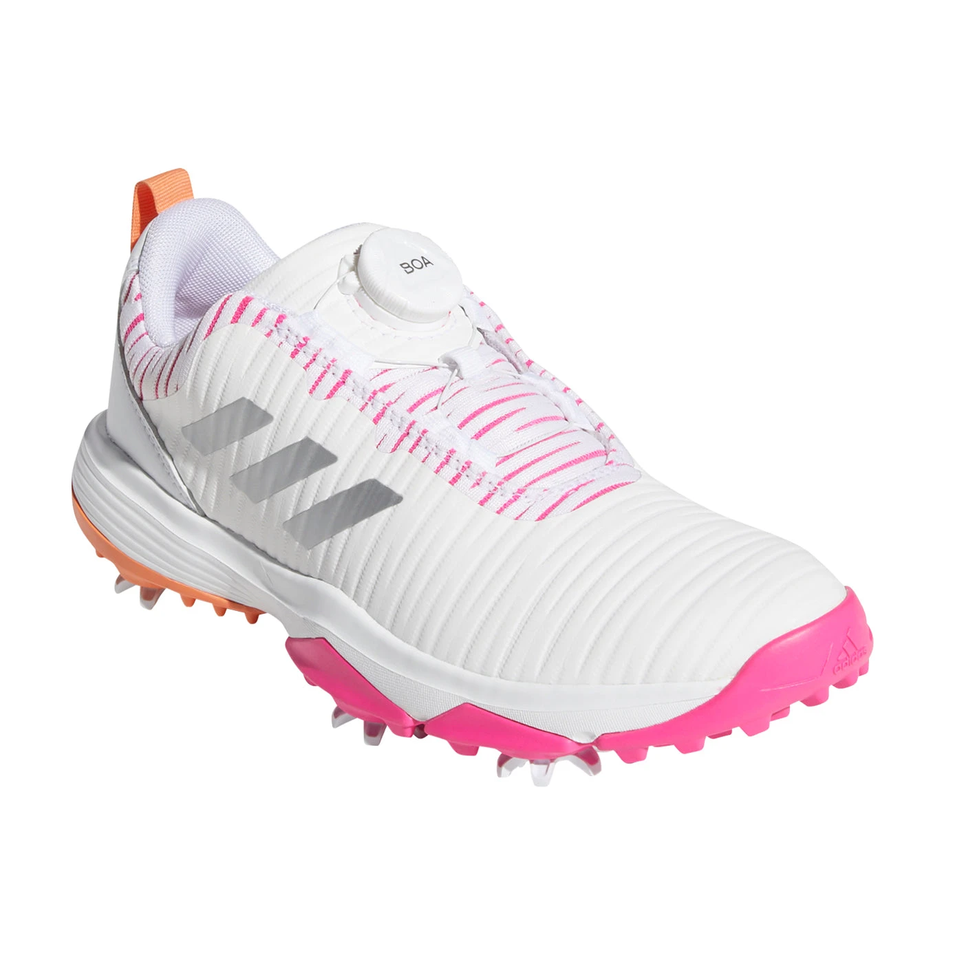 Adidas Golf Adidas CodeChaos Boa White Junior Golf Shoes 2 Adidas Golf Adidas CodeChaos Boa White Junior Golf Shoes - Image 2