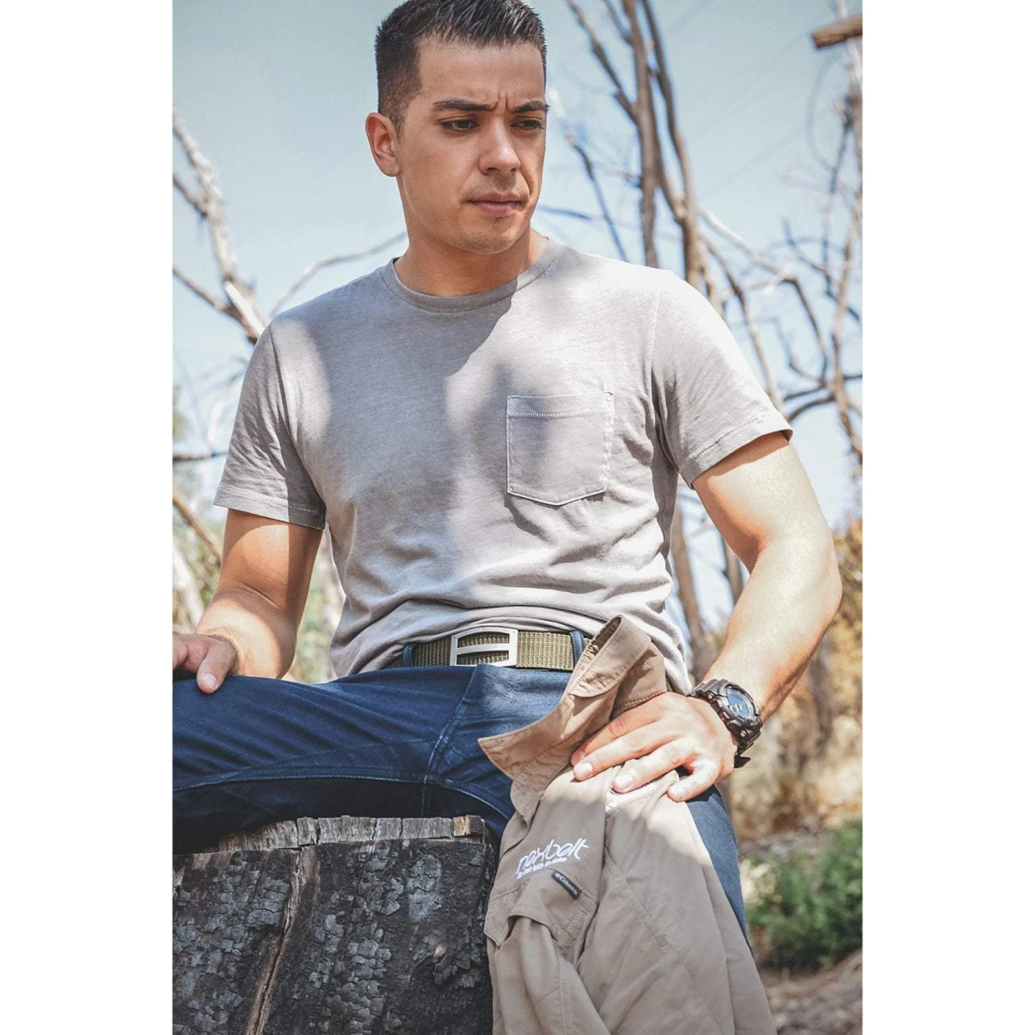 Nexbelt Titan OD Green Mens Gun Belt 3 Nexbelt Titan OD Green Mens Gun Belt - Image 3