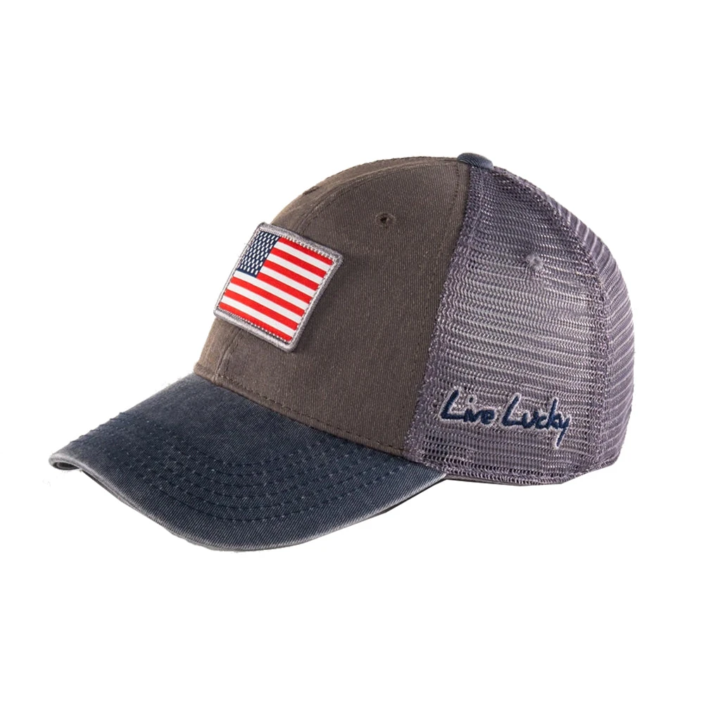 Blackclover USA Flag Patch Mens Hat 1 Blackclover USA Flag Patch Mens Hat