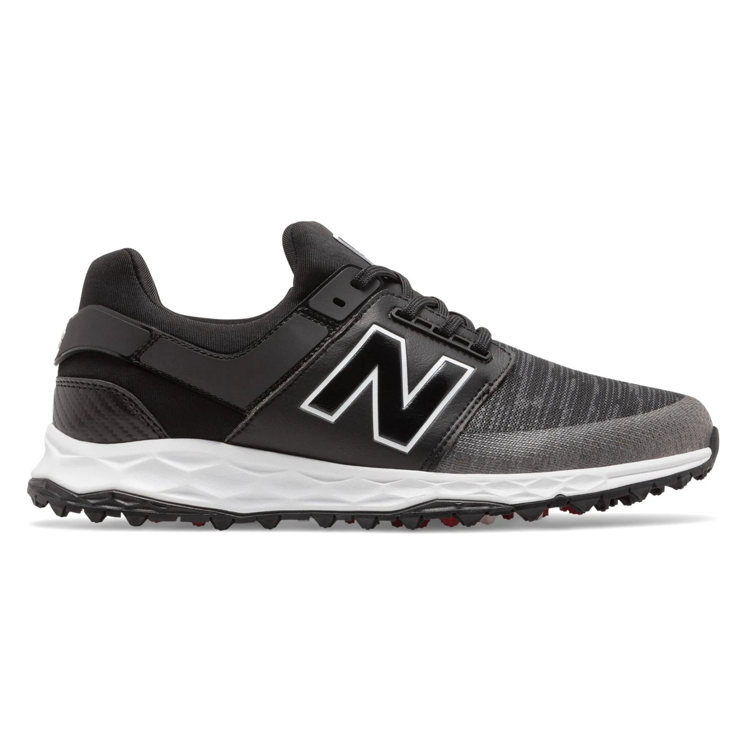 New Balance Fresh Foam LinksSL Black Mens Golf Shoes 1 New Balance Fresh Foam LinksSL Black Mens Golf Shoes