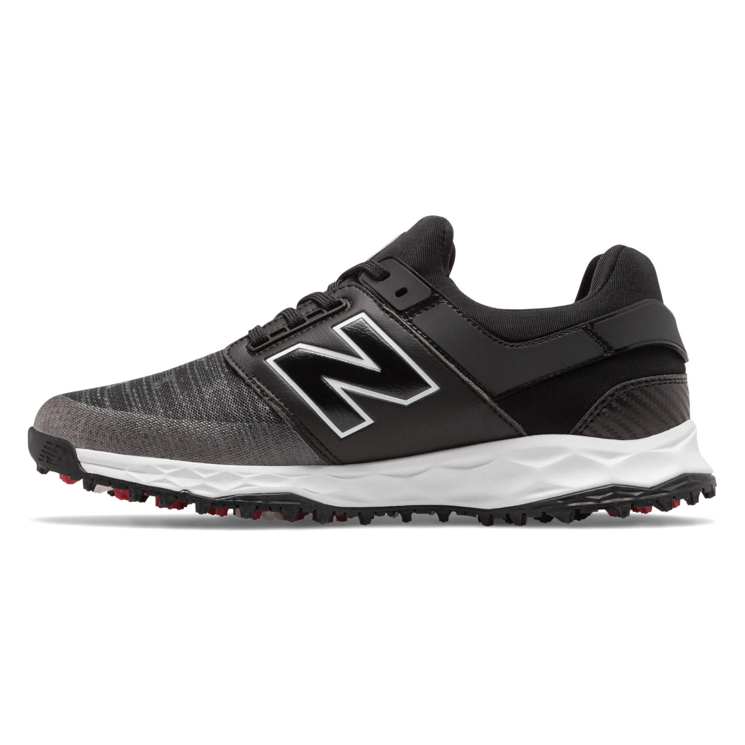 New Balance Fresh Foam LinksSL Black Mens Golf Shoes 2 New Balance Fresh Foam LinksSL Black Mens Golf Shoes - Image 2