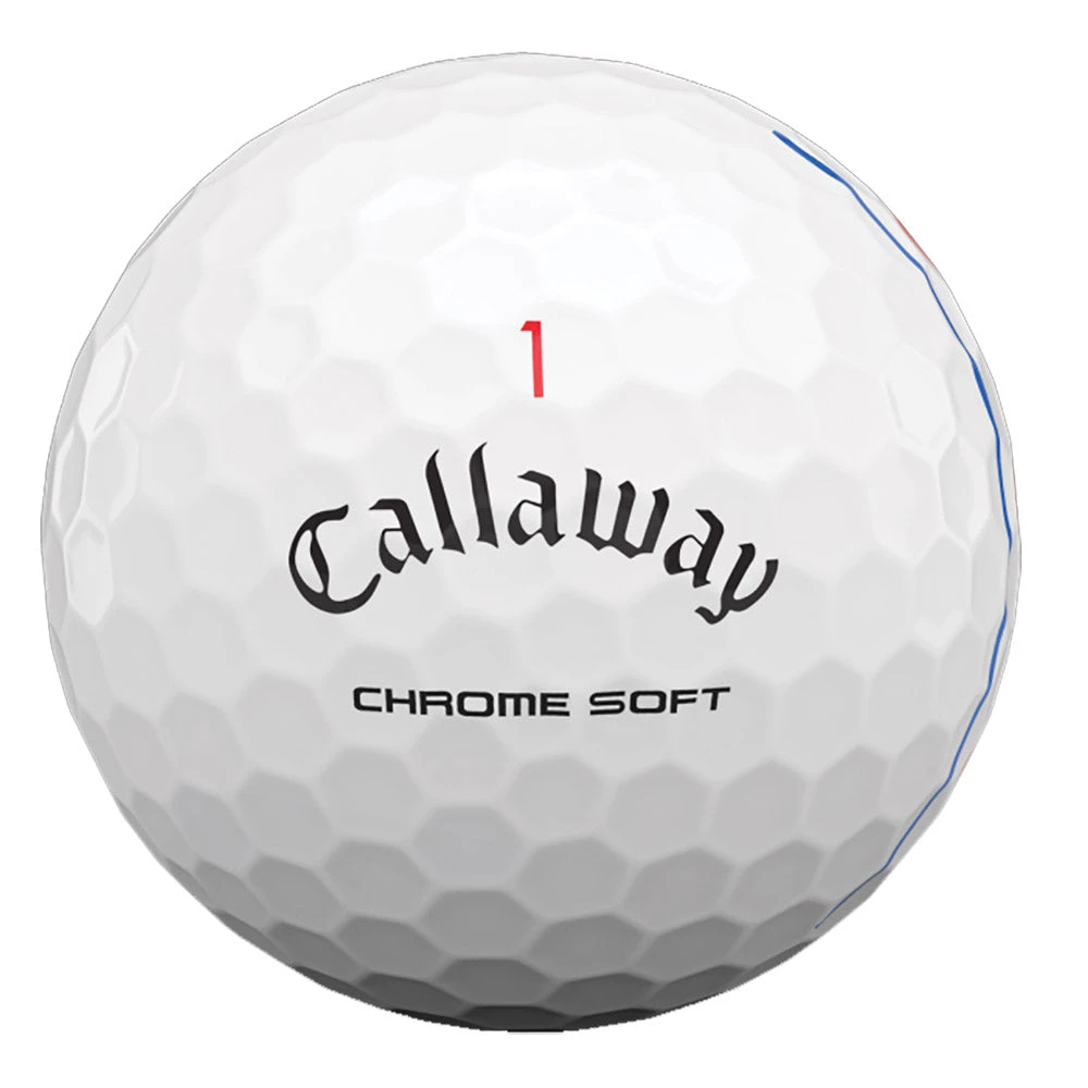 Callaway Chrome Soft Triple Track White Golf Balls - Dozen 2 Callaway Chrome Soft Triple Track White Golf Balls - Dozen - Image 2