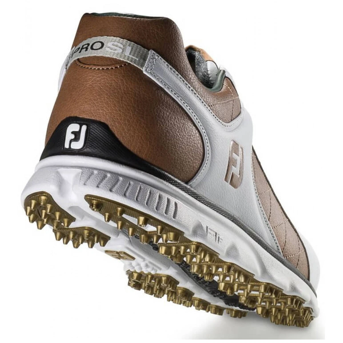 FootJoy Pro Spikeless White-Taupe Mens Golf Shoes - Cosmetic Blem 2 FootJoy Pro Spikeless White-Taupe Mens Golf Shoes - Cosmetic Blem - Image 2