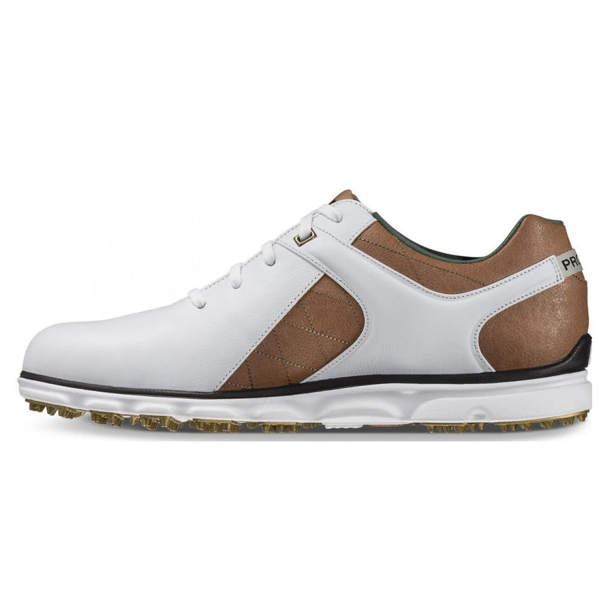 FootJoy Pro Spikeless White-Taupe Mens Golf Shoes - Cosmetic Blem 3 FootJoy Pro Spikeless White-Taupe Mens Golf Shoes - Cosmetic Blem - Image 3
