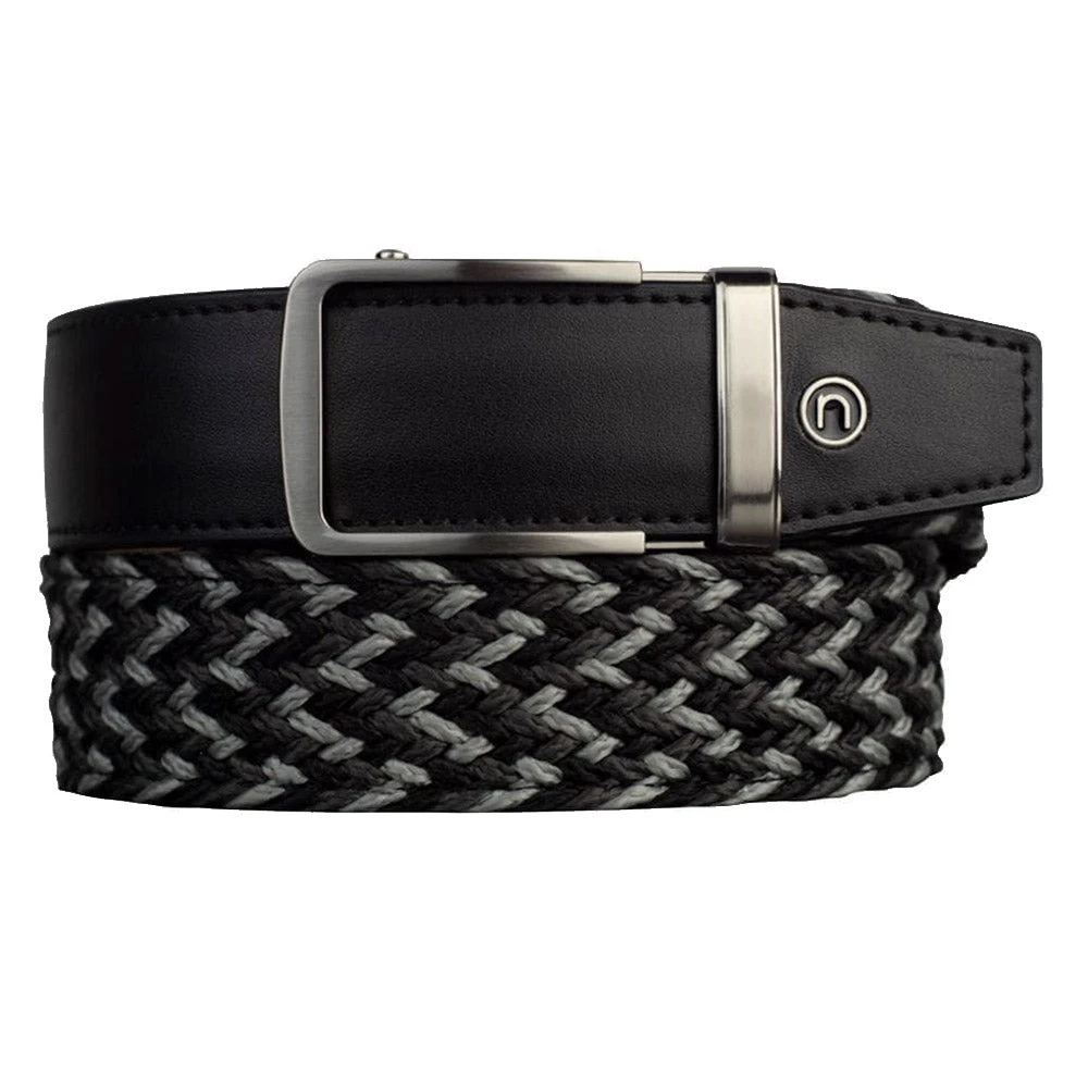Nexbelt Braided Charcoal Mens Belt 1 Nexbelt Braided Charcoal Mens Belt