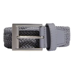 Adidas Golf Adidas Braided Stretch Grey Mens Golf Belt