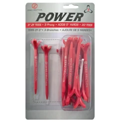 Zero Friction Tour 3-Prong Golf Tees - 20 Pack 6 Zero Friction Tour 3-Prong Golf Tees - 20 Pack -Golf Clubs Shop 23750 RED