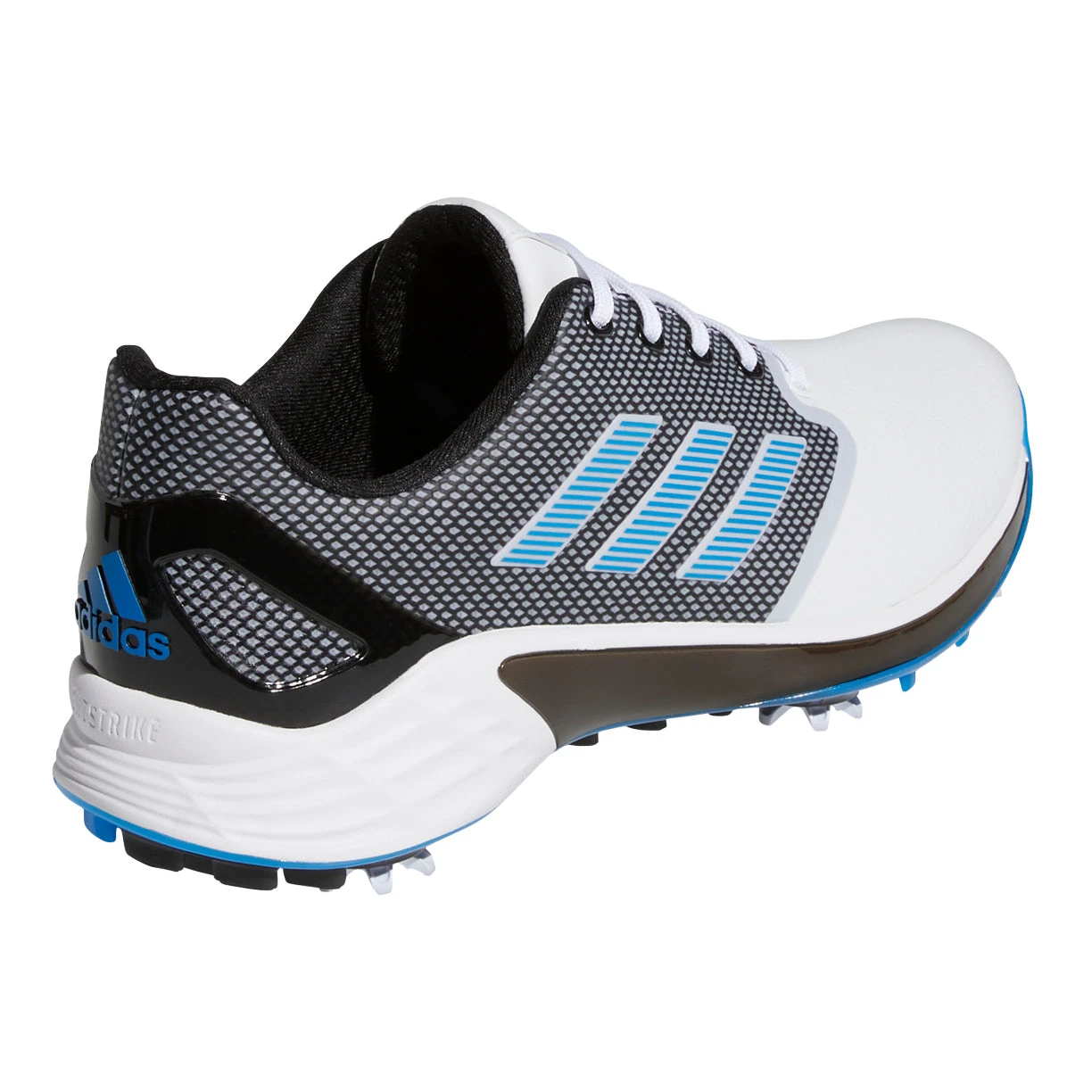 Adidas Golf Adidas ZG21 White-Blue Mens Golf Shoes 3 Adidas Golf Adidas ZG21 White-Blue Mens Golf Shoes - Image 3