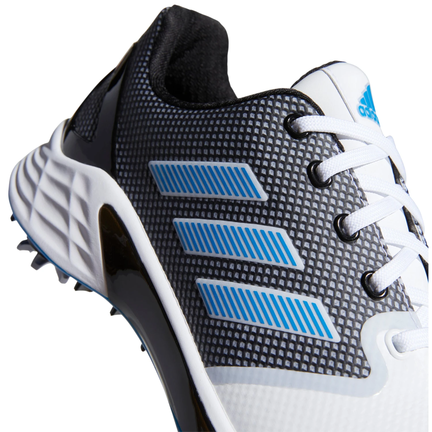 Adidas Golf Adidas ZG21 White-Blue Mens Golf Shoes 4 Adidas Golf Adidas ZG21 White-Blue Mens Golf Shoes - Image 4