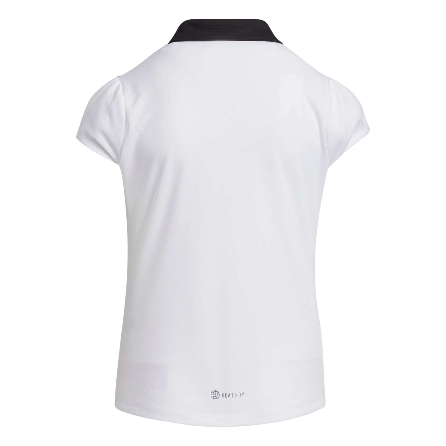Adidas Golf Adidas Heat.Rdy Black Girls Golf Polo 2 Adidas Golf Adidas Heat.Rdy Black Girls Golf Polo - Image 2