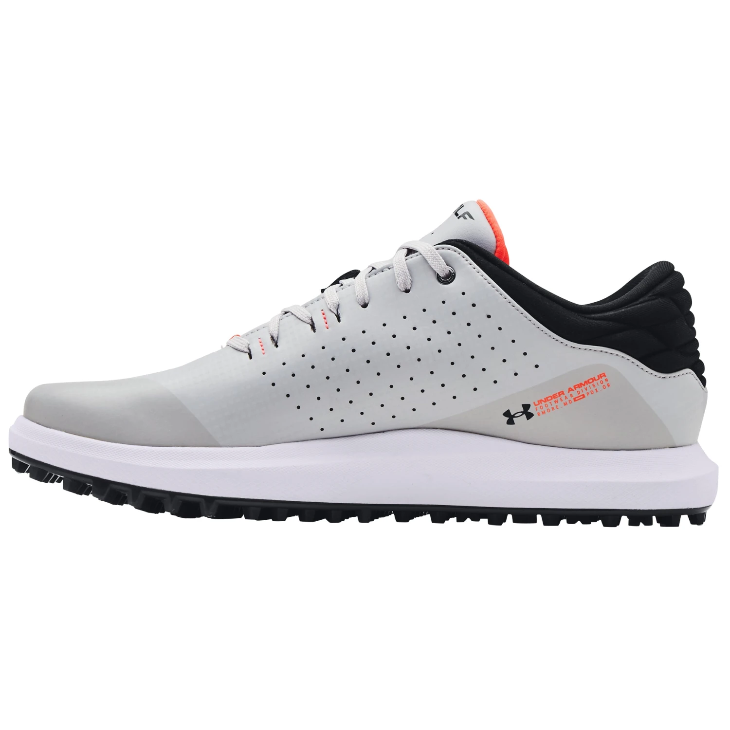 Under Armour Draw Sport Spikeless Grey Mens Golf Shoes 2 Under Armour Draw Sport Spikeless Grey Mens Golf Shoes - Image 2