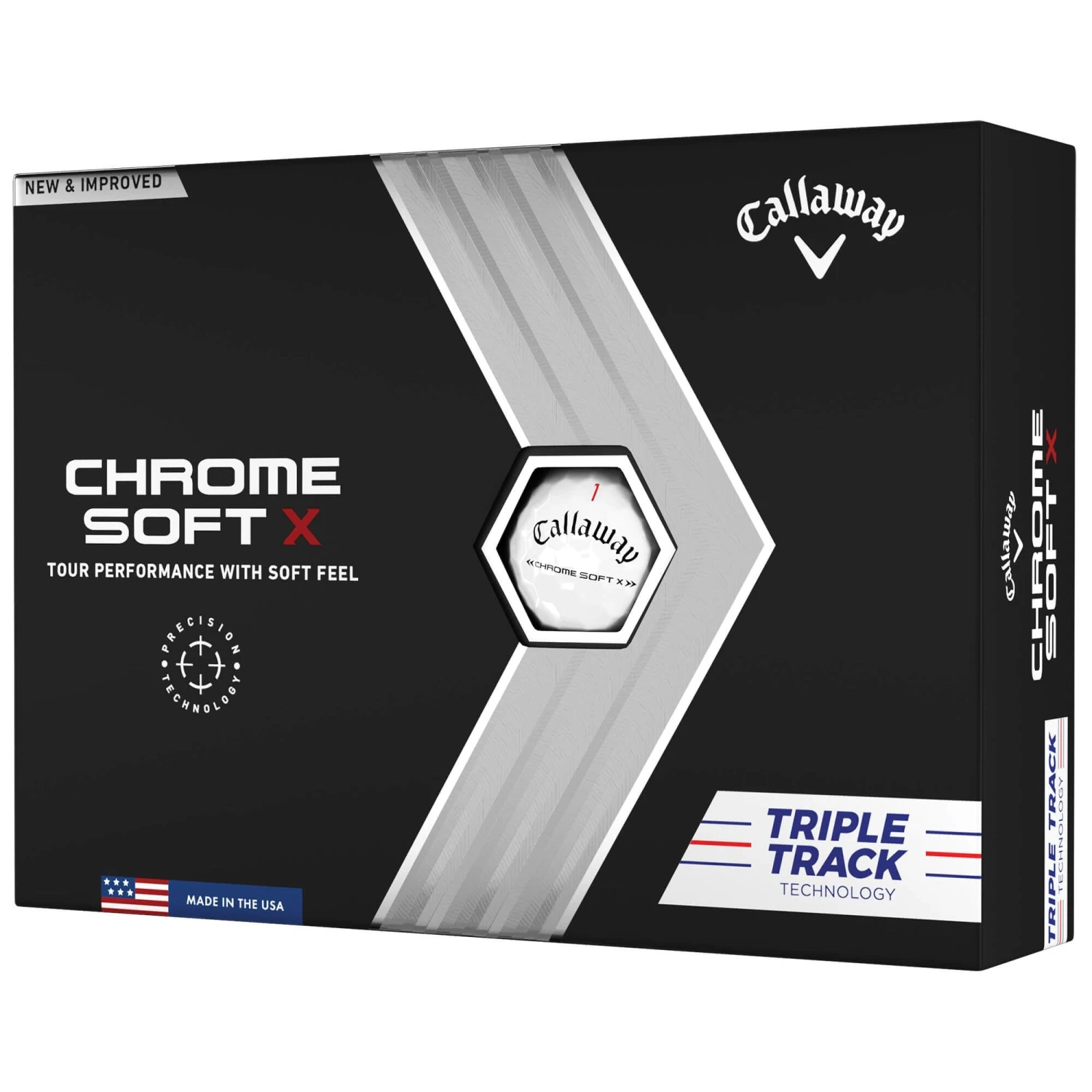 Callaway Chrome Soft X Golf Balls - Dozen 2 Callaway Chrome Soft X Golf Balls - Dozen - Image 2