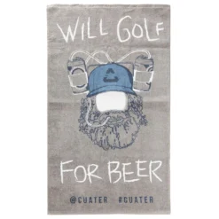 Cuater By TravisMathew Happy Head Golf Towel