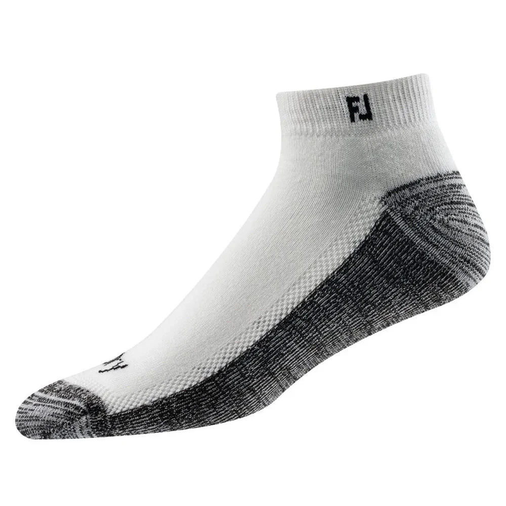 FootJoy ProDry Sport XL White Low Cut Golf Socks - 2 Pack 1 FootJoy ProDry Sport XL White Low Cut Golf Socks - 2 Pack