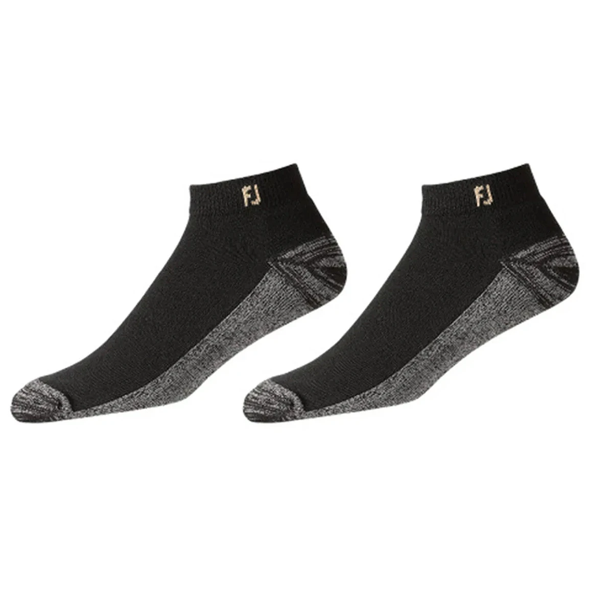 FootJoy ProDry Sport XL Black Low Cut Golf Socks - 2 Pack 1 FootJoy ProDry Sport XL Black Low Cut Golf Socks - 2 Pack