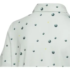 Adidas Golf Ball Print Boys Golf Polo -Golf Clubs Shop 26186 LINENGREEN334 2