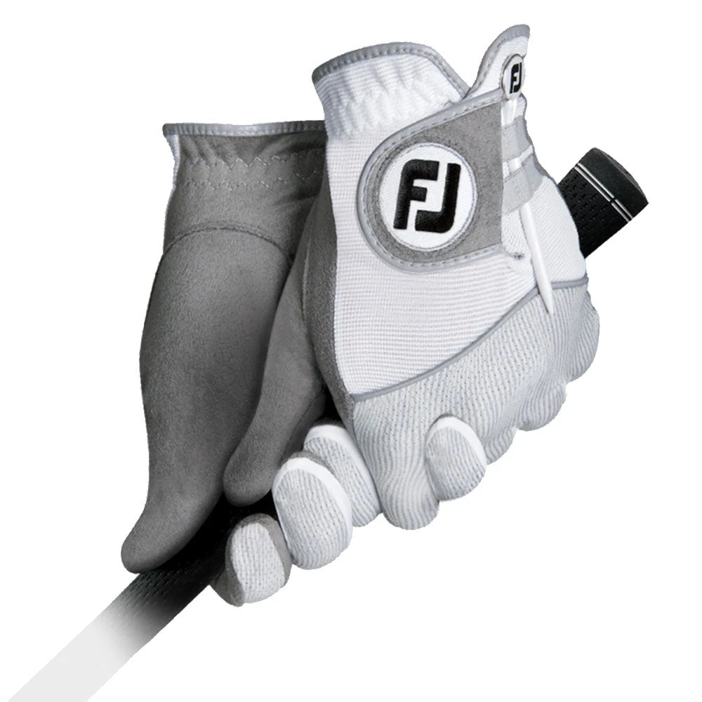 FootJoy RainGrip Pair White Mens Golf Gloves 1 FootJoy RainGrip Pair White Mens Golf Gloves