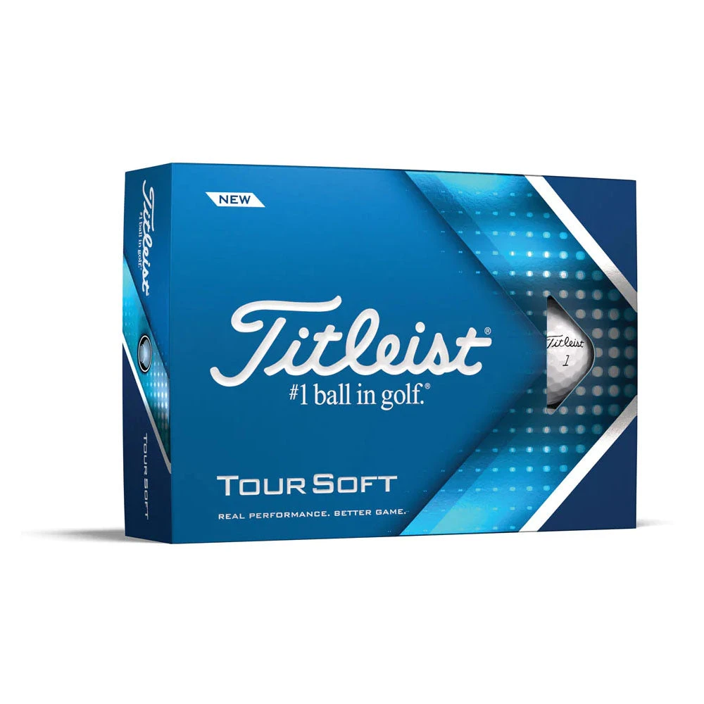 Titleist Tour Soft White Golf Balls - Dozen 1 Titleist Tour Soft White Golf Balls - Dozen