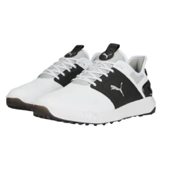 PUMA Golf Puma Ignite Elevate Spikeless Mens Golf Shoes -Golf Clubs Shop 27381 WHTBLKSILVER 07e801e3 e45a 41c0 ac35 88742be66f5f