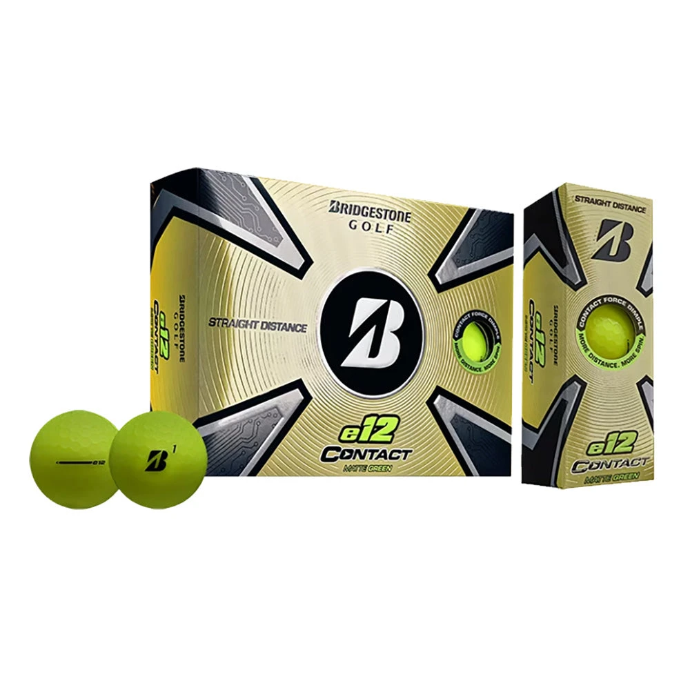 Bridgestone E12 Contact Golf Balls - Dozen 1 Bridgestone E12 Contact Golf Balls - Dozen