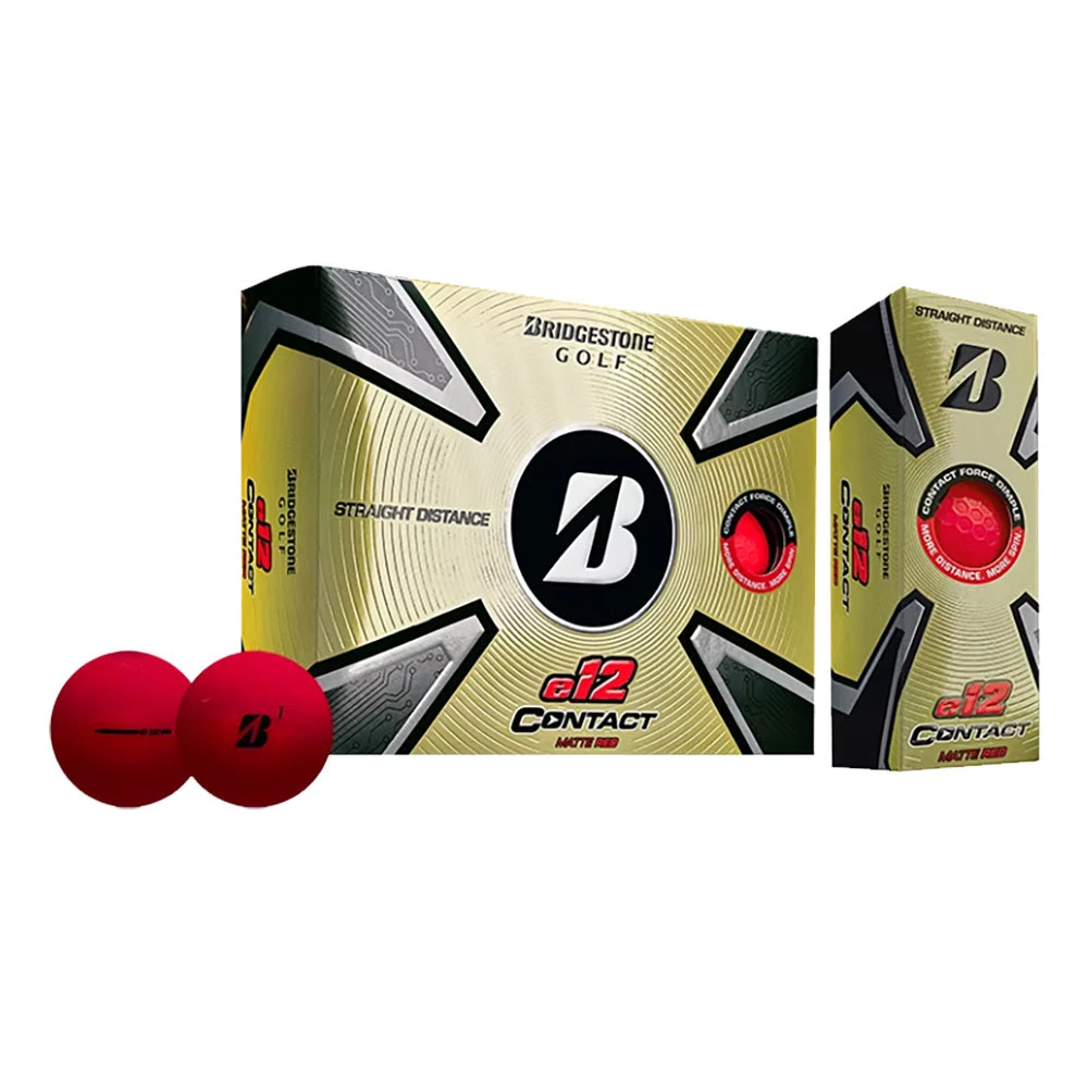 Bridgestone E12 Contact Golf Balls - Dozen 2 Bridgestone E12 Contact Golf Balls - Dozen - Image 2