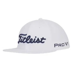 Titleist Tour Elite Flat Bill Mens Golf Hat -Golf Clubs Shop 29517 WHITENAVY