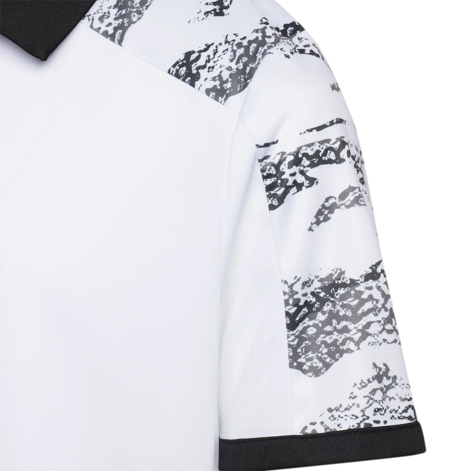 Adidas Golf Adidas Printed Colorblock Boys Golf Polo 3 Adidas Golf Adidas Printed Colorblock Boys Golf Polo - Image 3