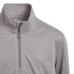 Adidas Golf Adidas Heather Boys Quarter Zip Golf Pullover 7 Adidas Golf Adidas Heather Boys Quarter Zip Golf Pullover -Golf Clubs Shop 31152 GREYTHREE069 2
