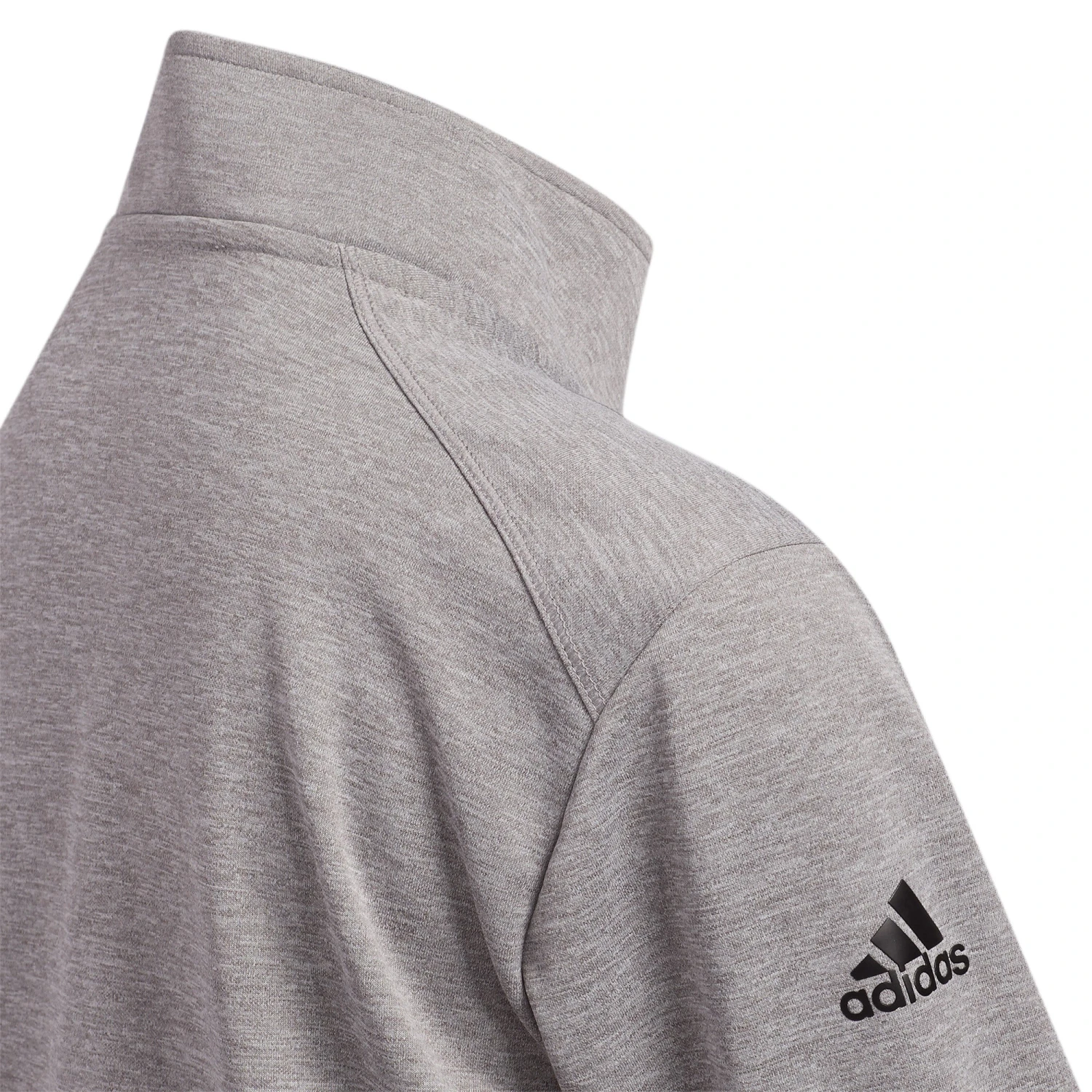 Adidas Golf Adidas Heather Boys Quarter Zip Golf Pullover 5 Adidas Golf Adidas Heather Boys Quarter Zip Golf Pullover - Image 5