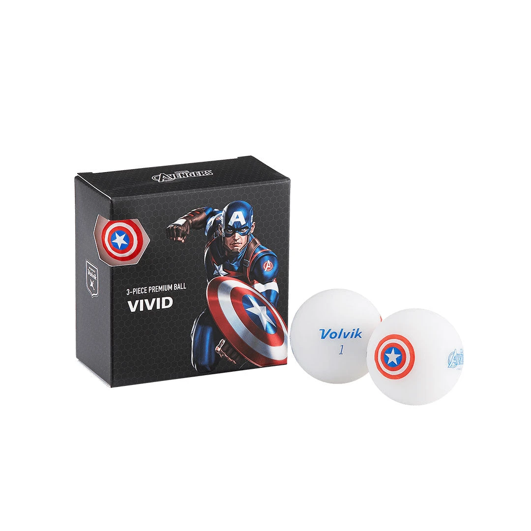 Volvik Marvel Hero 3.0 Golf Balls - 4 Pack 1 Volvik Marvel Hero 3.0 Golf Balls - 4 Pack