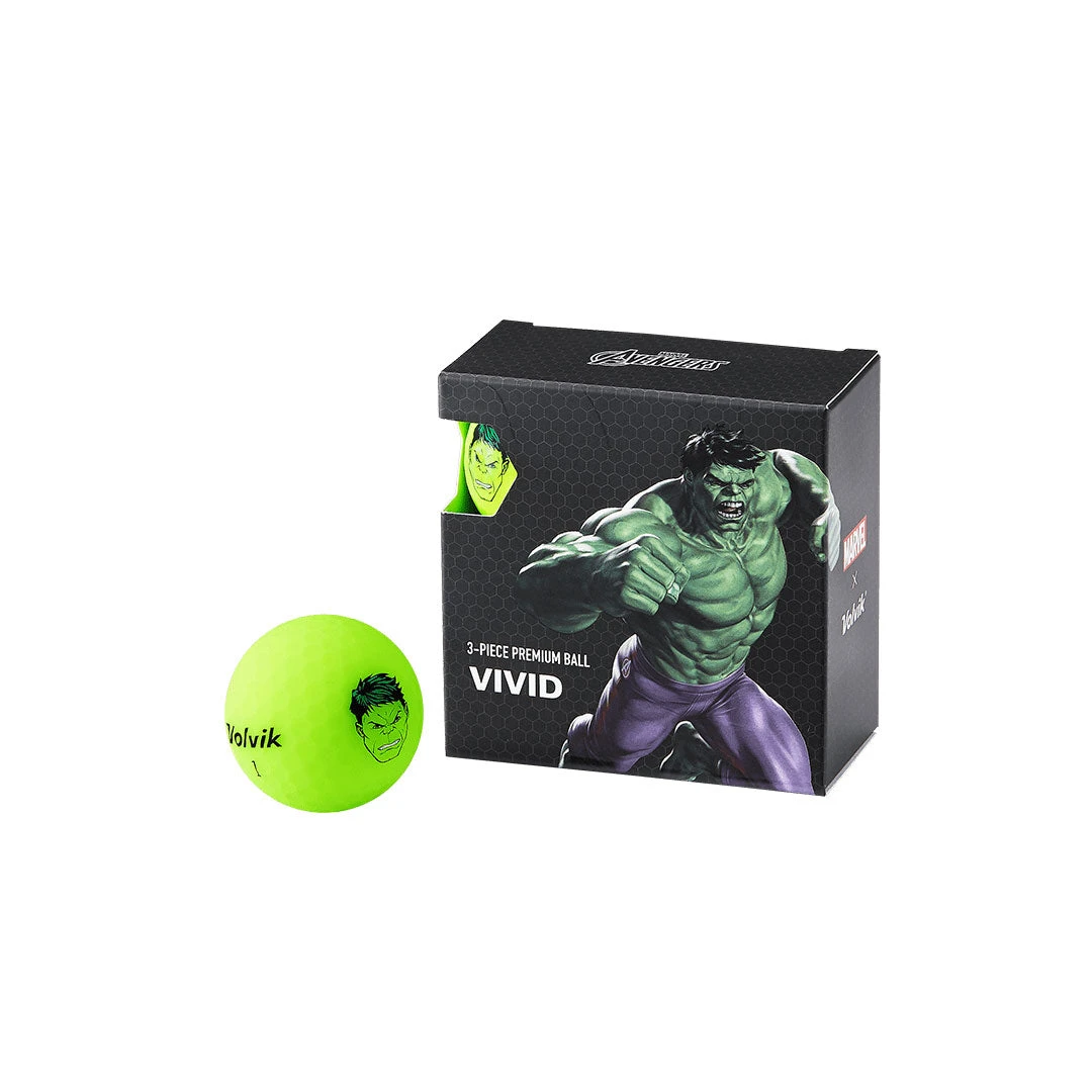 Volvik Marvel Hero 3.0 Golf Balls - 4 Pack 2 Volvik Marvel Hero 3.0 Golf Balls - 4 Pack - Image 2