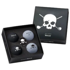 Volvik Skull And Crossbones Golf Balls - 4 Pack