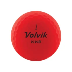 Volvik Vivid Golf Balls - Dozen -Golf Clubs Shop 32404 RED 1