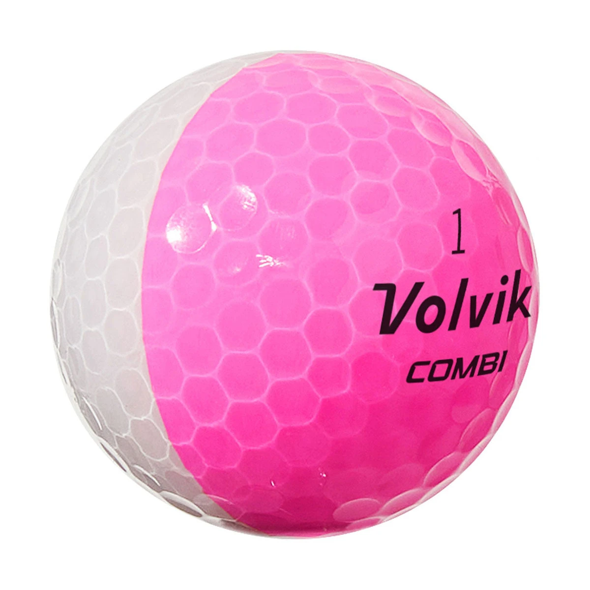 Volvik Crystal Combi Breast Cancer Research Fund Pink Golf Balls 12-Pack 2 Volvik Crystal Combi Breast Cancer Research Fund Pink Golf Balls 12-Pack - Image 2