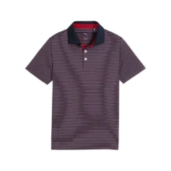 PUMA Golf Puma Mattr Stripe Boys Golf Polo