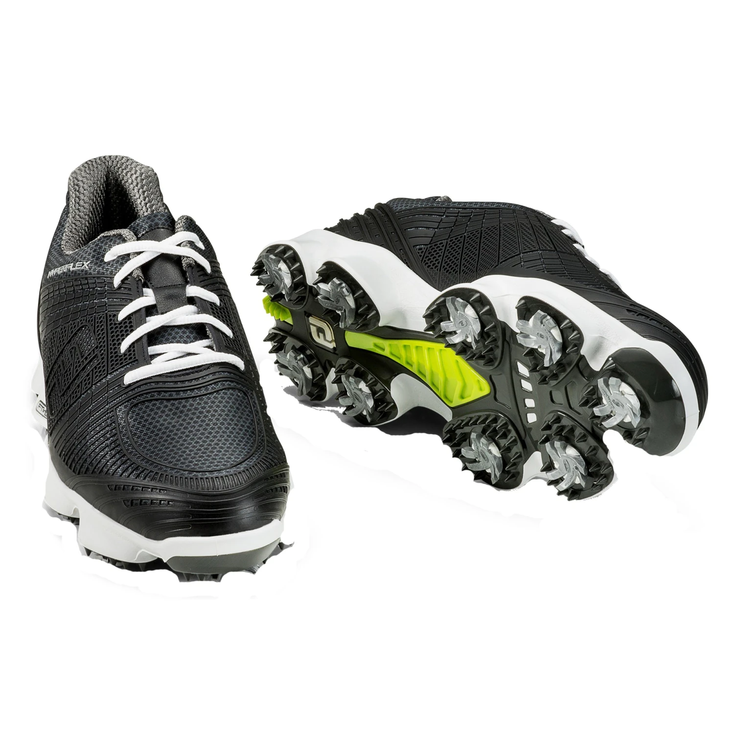 FootJoy HyperFlex II Black Mens Golf Shoes 2 FootJoy HyperFlex II Black Mens Golf Shoes - Image 2