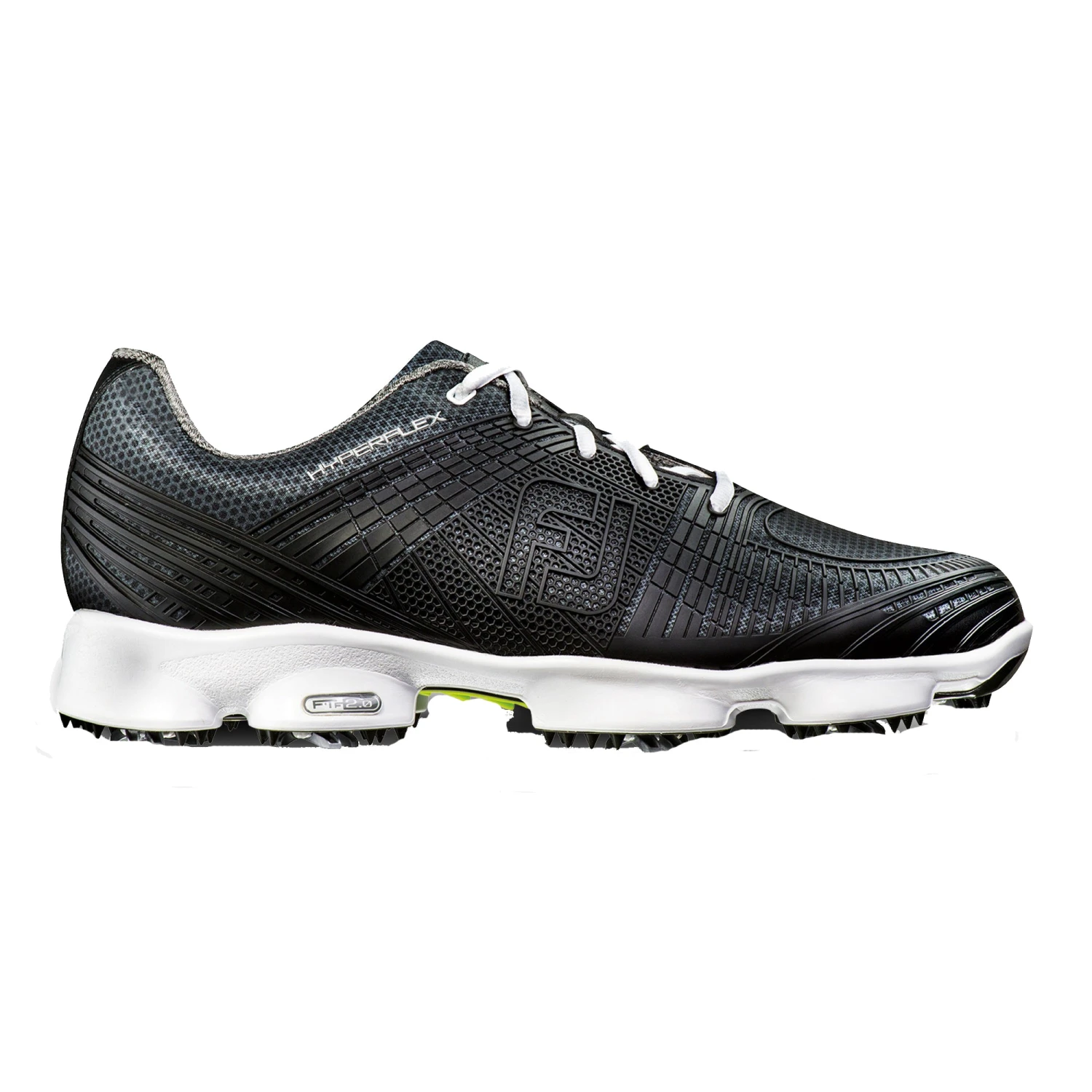 FootJoy HyperFlex II Black Mens Golf Shoes 1 FootJoy HyperFlex II Black Mens Golf Shoes
