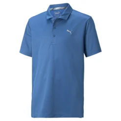 PUMA Golf Puma Essential Boys Golf Polo -Golf Clubs Shop 578133 BRGHTCOBALT21 80a9e108 3d41 4fff a0cc a1ecc6689755