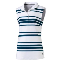 PUMA Golf Puma Stripe Sleeveless Girls Golf Polo 5 PUMA Golf Puma Stripe Sleeveless Girls Golf Polo -Golf Clubs Shop 595685 03GILBRALTRSE c5eee665 92d0 41cf 8228 8cbf5c6c31f9