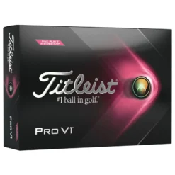 Titleist Pro V1 Pink Numbers Golf Balls - Dozen