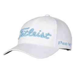Titleist Tour Performance White Mens Golf Hat -Golf Clubs Shop 85046 WHITELTBLUE