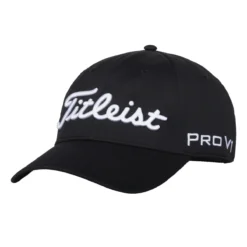Titleist Tour Performance Staff Mens Golf Hat -Golf Clubs Shop 85048 BLACKWHITE